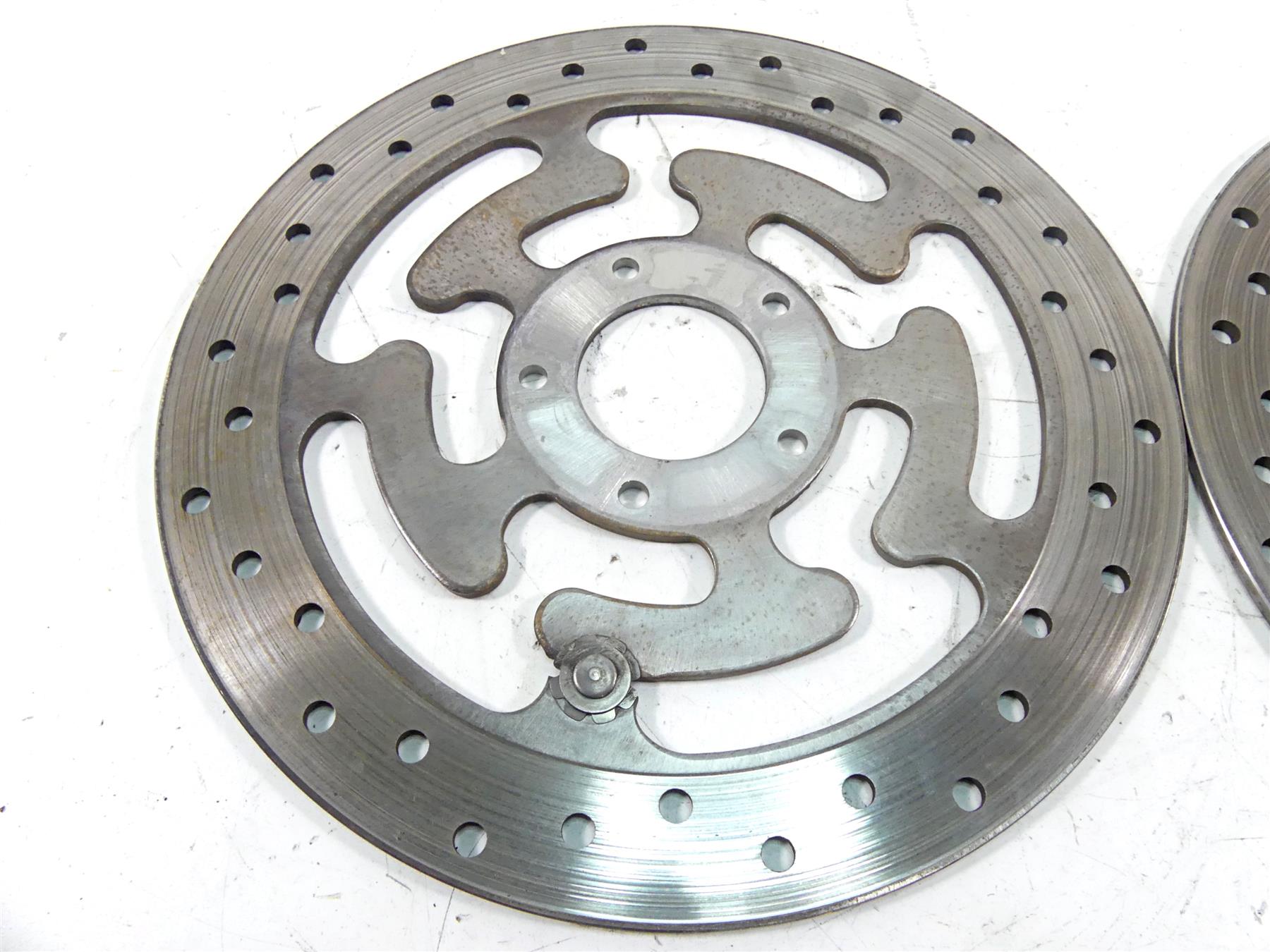 2010 Harley Touring FLHRC Road King Front Brake Disc Rotor Set 41808-08 41809-08 {{ shop.shopifyCountryName }} - Mototech271