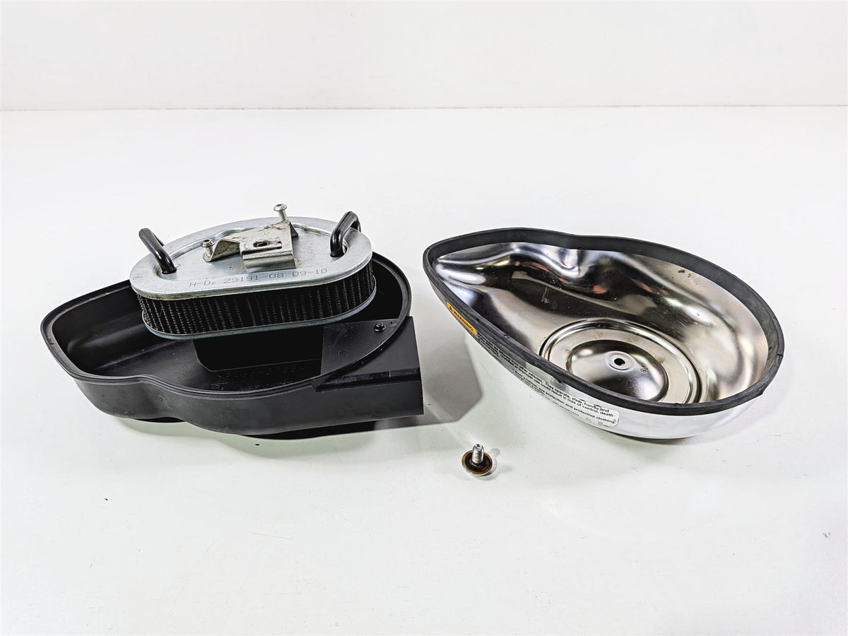 2011 Harley FXDF Dyna Fat Bob Air Box Cleaner Breather Filter 29182-08A {{ shop.shopifyCountryName }} - Mototech271