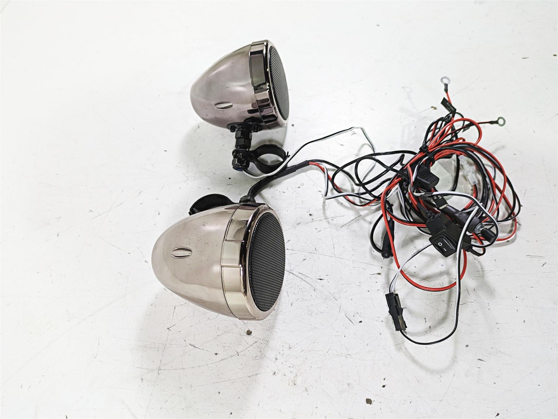 2002 Honda VTX1800 Retro Front Handlebar Speaker Set {{ shop.shopifyCountryName }} - Mototech271