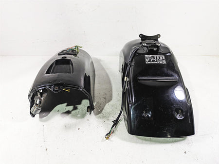 1998 Honda GL1500 Valkyrie Tour Black Rear Fender Set 80110-MZ0- 80210-MZ0- {{ shop.shopifyCountryName }} - Mototech271