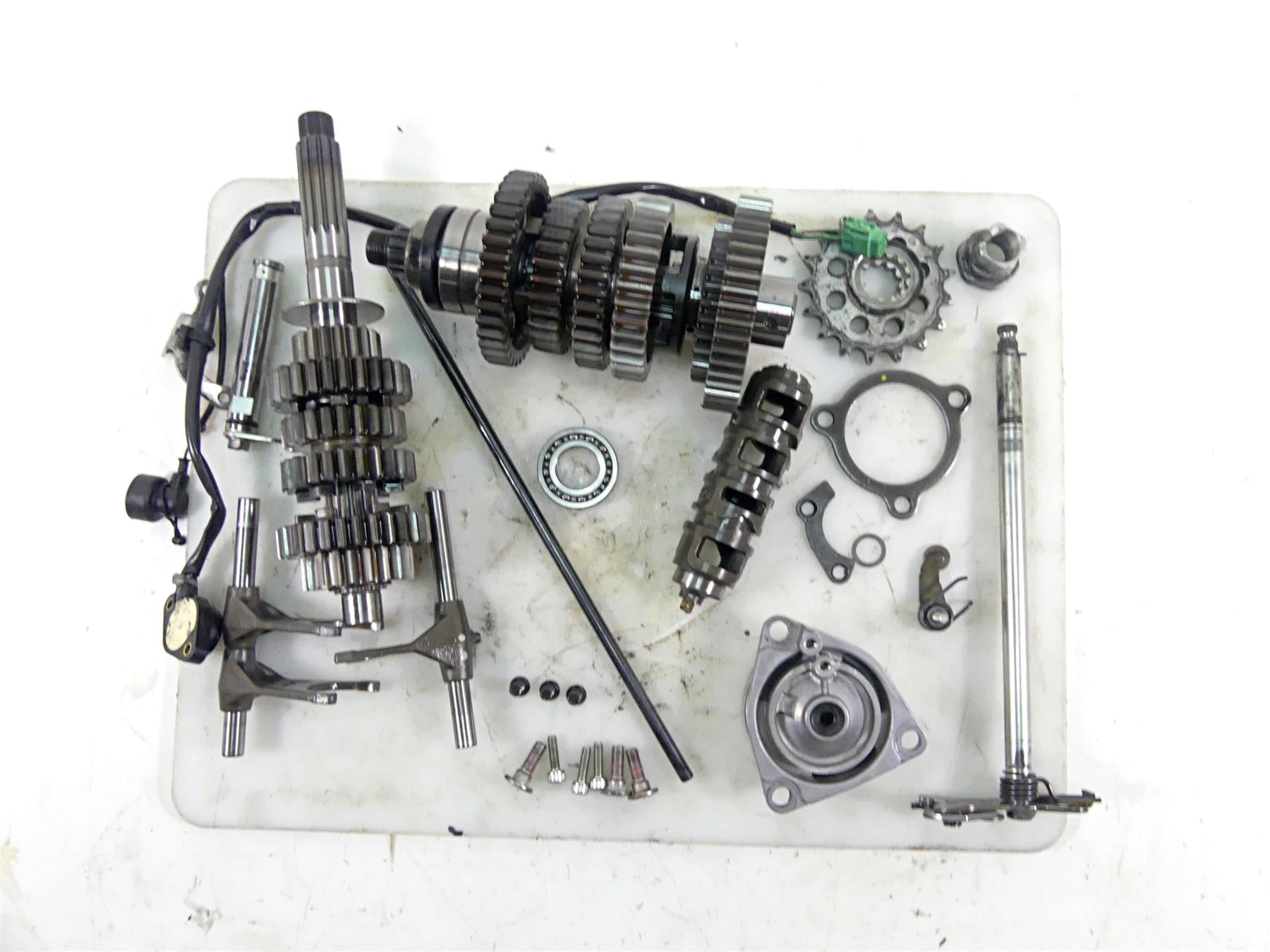 2012 Kawasaki ZX1400 ZX14R Ninja Transmission Gears Shaft Drum Set 13128-0677 {{ shop.shopifyCountryName }} - Mototech271
