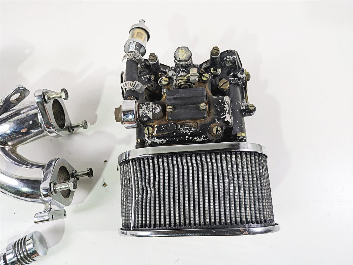 1998 Harley Touring FLHRCI Road King Dellorto Dual Throat Carburetor Set DHLA40 {{ shop.shopifyCountryName }} - Mototech271