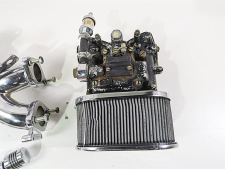 1998 Harley Touring FLHRCI Road King Dellorto Dual Throat Carburetor Set DHLA40 {{ shop.shopifyCountryName }} - Mototech271