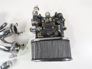 1998 Harley Touring FLHRCI Road King Dellorto Dual Throat Carburetor Set DHLA40