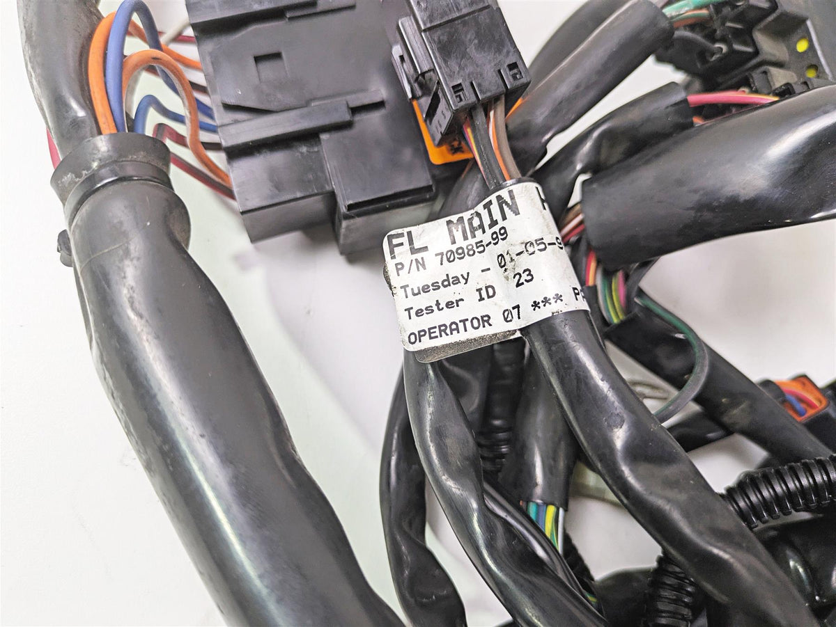 1999 Harley Touring FLHTCUI E-Glide Main Wiring Harness Loom EFI 70985-99 {{ shop.shopifyCountryName }} - Mototech271