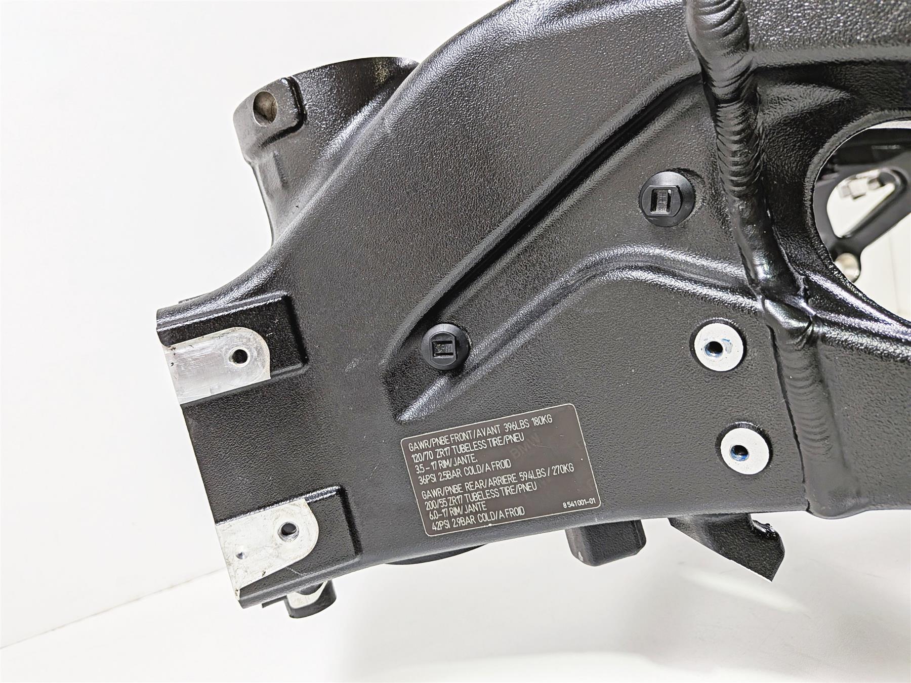 2016 BMW S1000RR K46 Straight Main Frame Chassis With Clean Texas Title 46518548260 46518563841-Mototech271