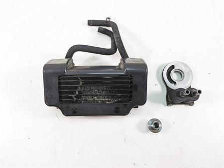 2011 Harley Touring FLTRU Road Glide Oil Cooler Flange Cover Hoses Set 63083-11A {{ shop.shopifyCountryName }} - Mototech271