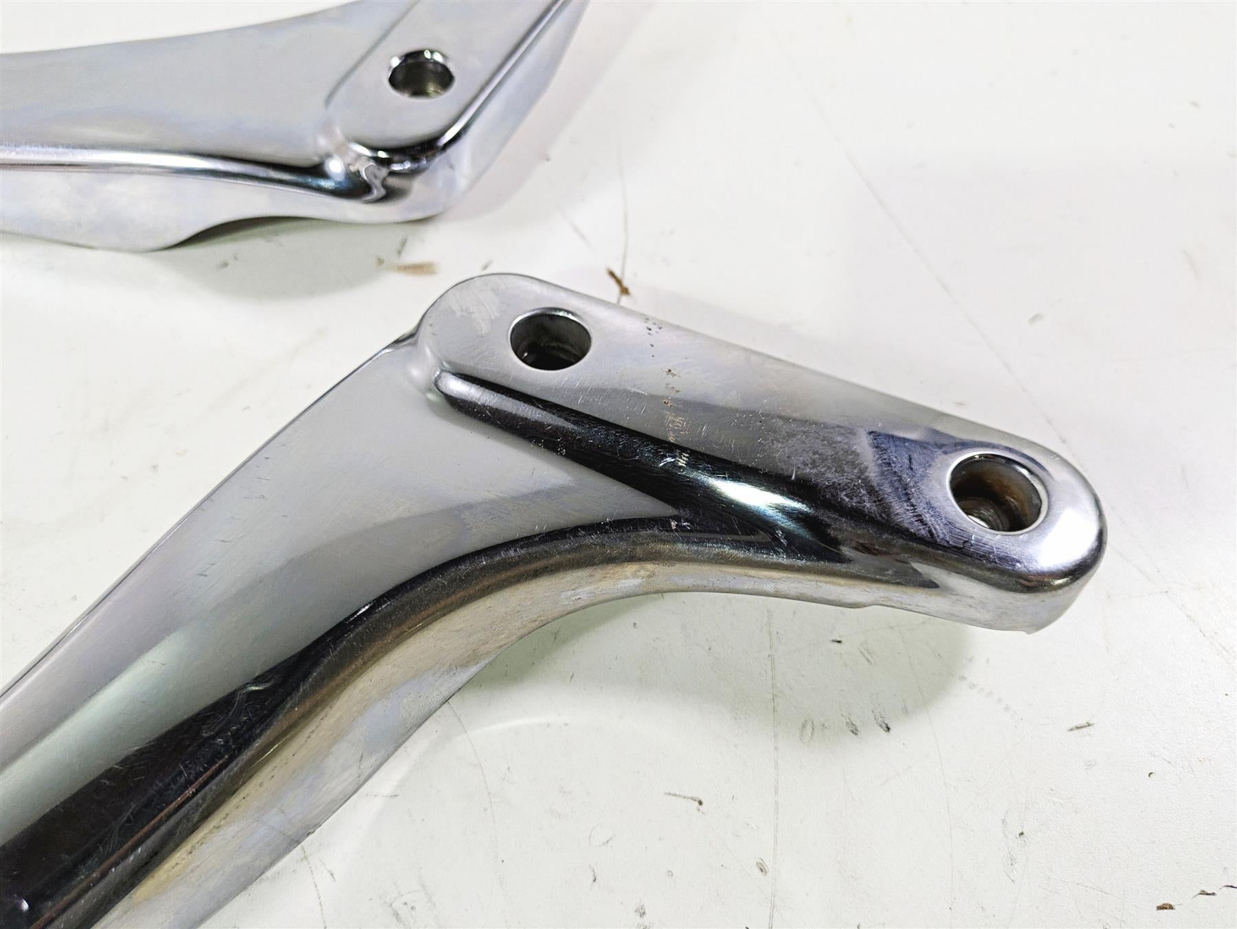 2003 Harley Softail FXSTDI Deuce 100th Rear Chrome Braces Struts Covers 60028-00 {{ shop.shopifyCountryName }} - Mototech271