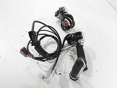 2003 Harley Touring FLHTCUI E-Glide 100th Chrome Control Switch Set 71597-96 {{ shop.shopifyCountryName }} - Mototech271