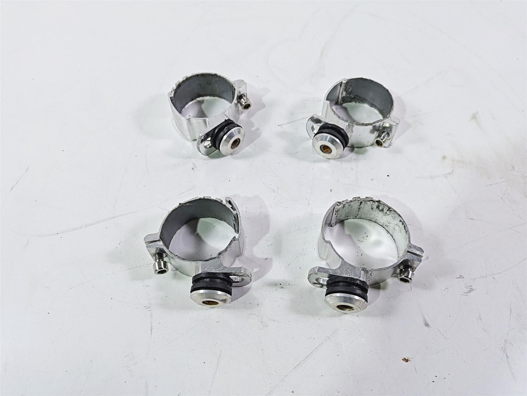 2017 Harley Dyna FXDB Street Bob Windshield Wind Shield Screen Clamps Mount Set {{ shop.shopifyCountryName }} - Mototech271