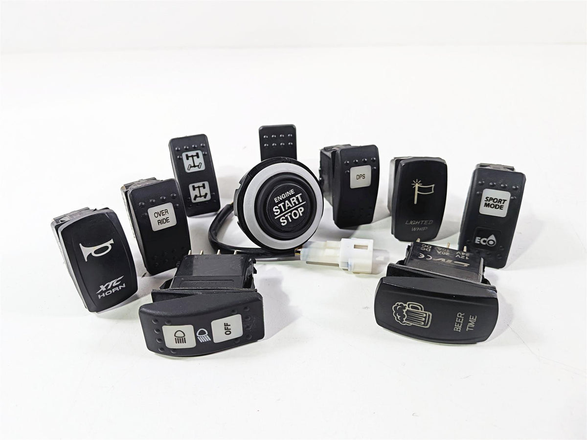 2018 Can Am Maverick X3 XRS Turbo R Light Awd Switch Start Stop Set 710005213-Mototech271