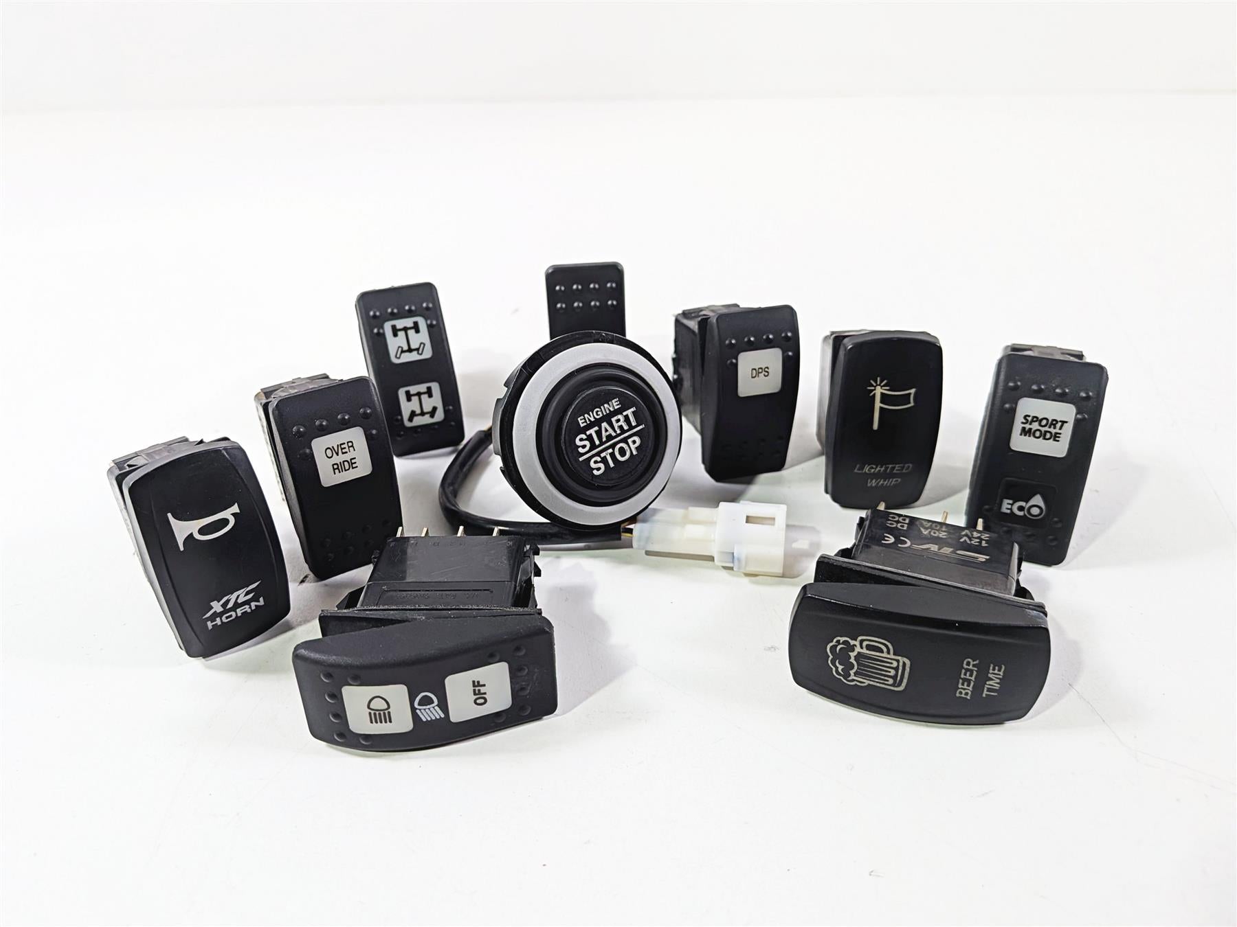 2018 Can Am Maverick X3 XRS Turbo R Light Awd Switch Start Stop Set 710005213-Mototech271
