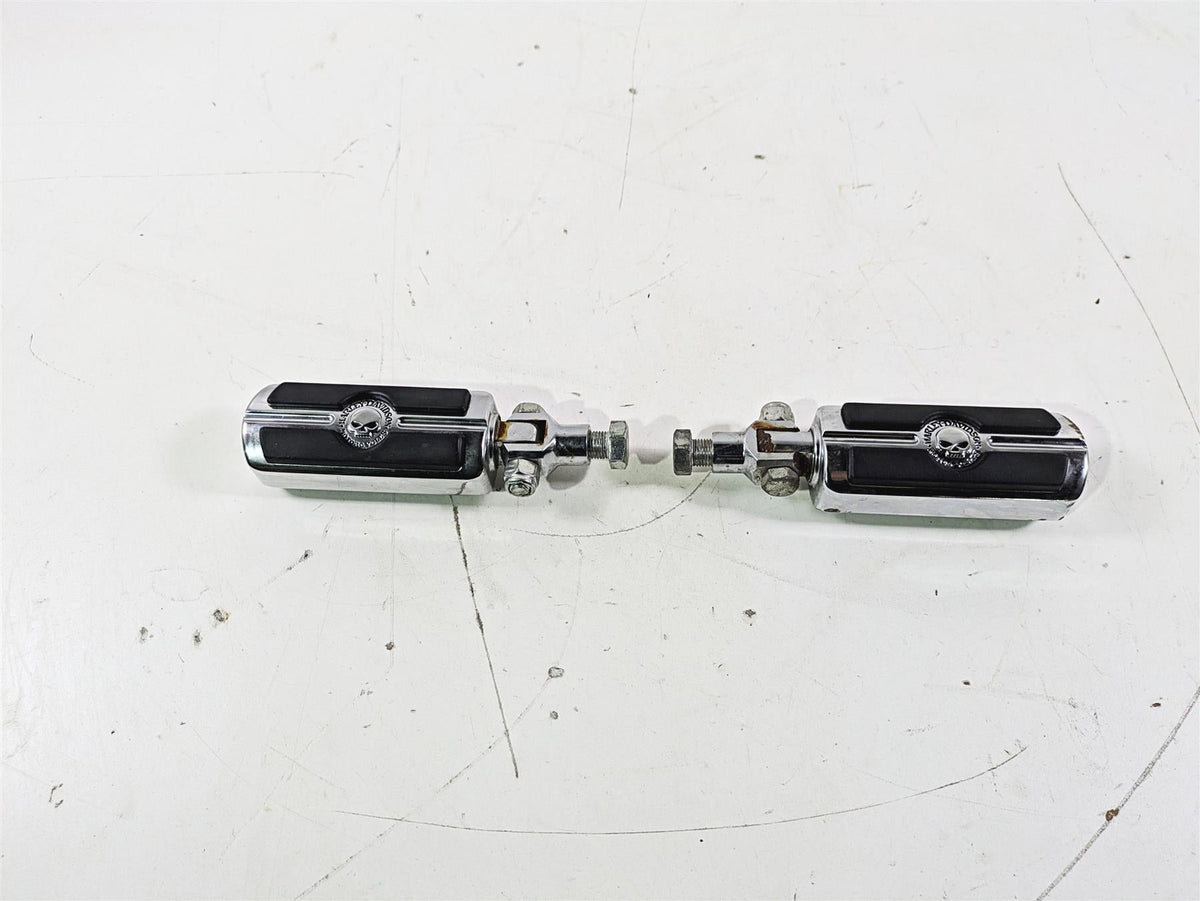 2004 Harley Softail FLSTF Fat Boy Willie G Skull Highway Foot Peg Set 50370-04 {{ shop.shopifyCountryName }} - Mototech271