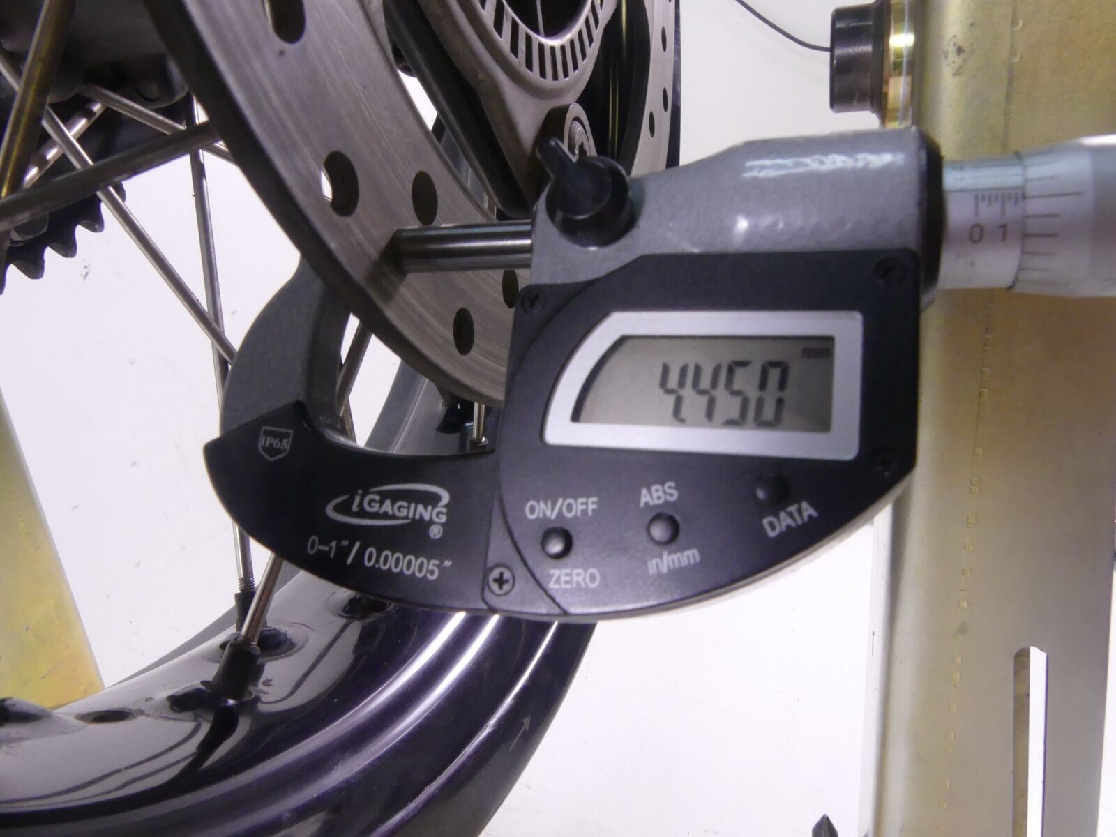 2010 BMW F800GS K72 Straight Rear Spoke Wheel Rim 17x4.25 36318564177 {{ shop.shopifyCountryName }} - Mototech271