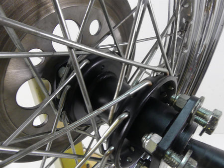 1993 Harley FXSTS Softail Springer Rear Chrome Spoke Wheel Rim 16x3 40975-86 {{ shop.shopifyCountryName }} - Mototech271