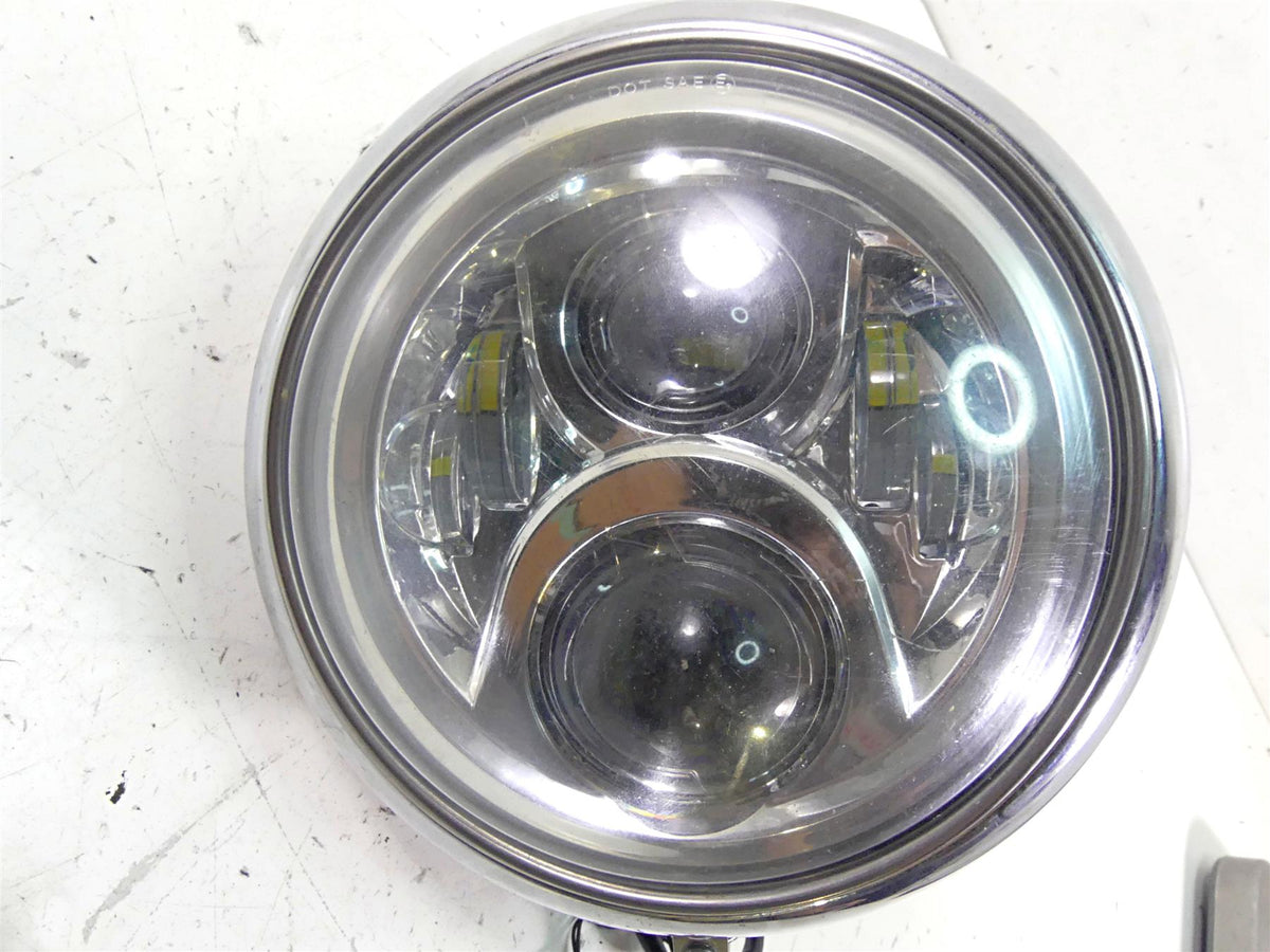 2011 Harley Softail FLSTF Fat Boy Headlight Head Light Lamp Led Lens 69748-05B {{ shop.shopifyCountryName }} - Mototech271