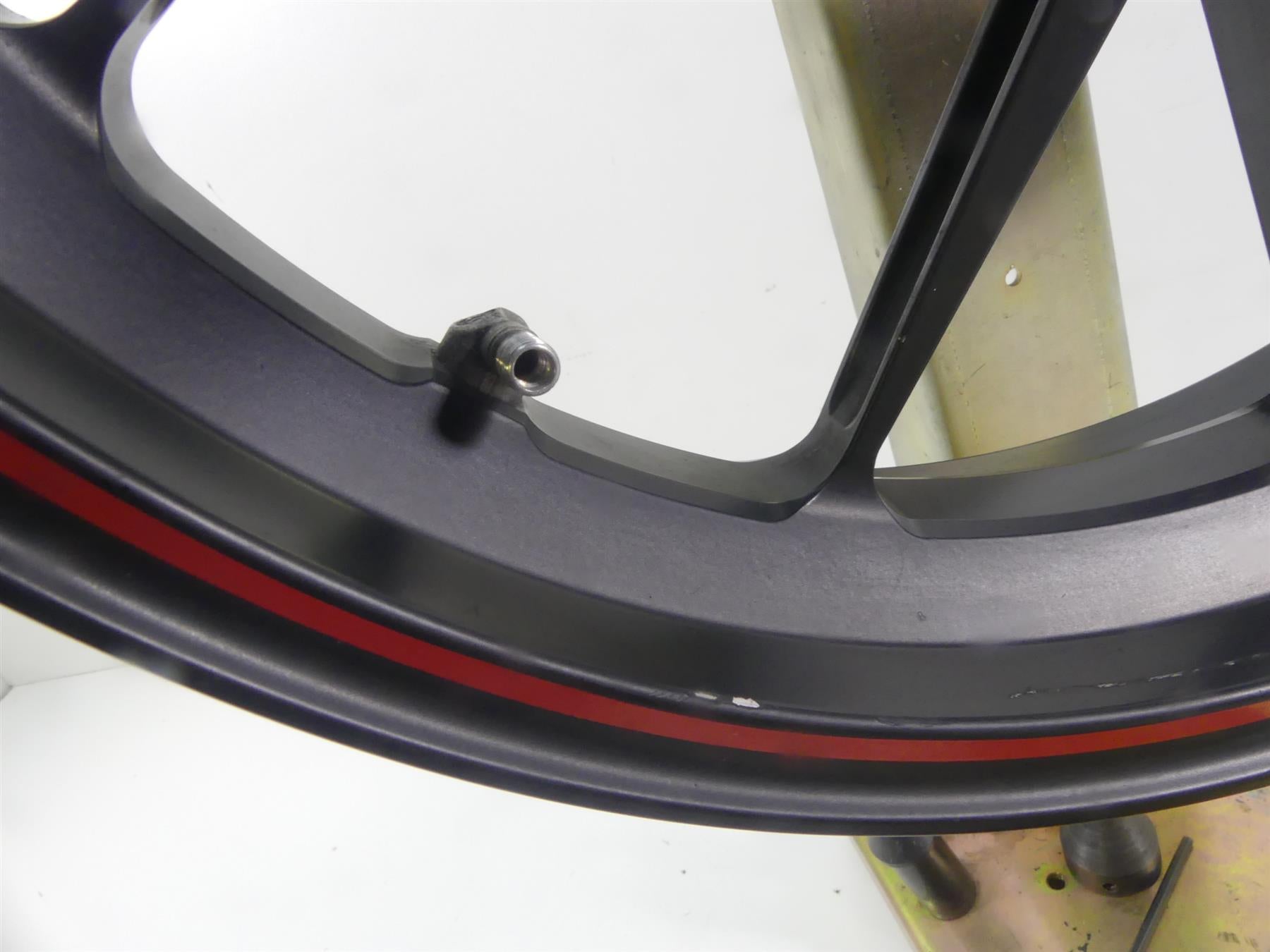 2008 Ducati 1098 S Front Straight 17x3.5 Marchesini Forged Wheel Rim 50121151AB {{ shop.shopifyCountryName }} - Mototech271