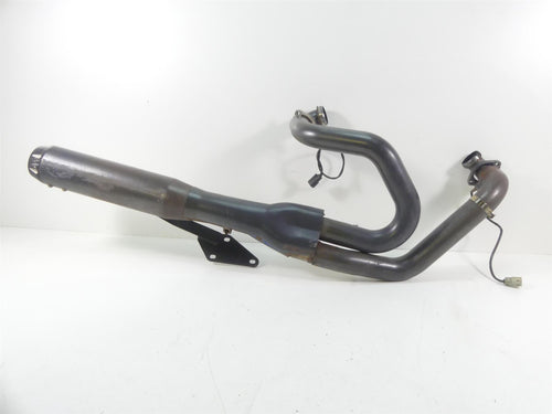 2013 Harley Davidson VRSCF Muscle Bassani Road Rage Power Exhaust System 1V38RB | Mototech271