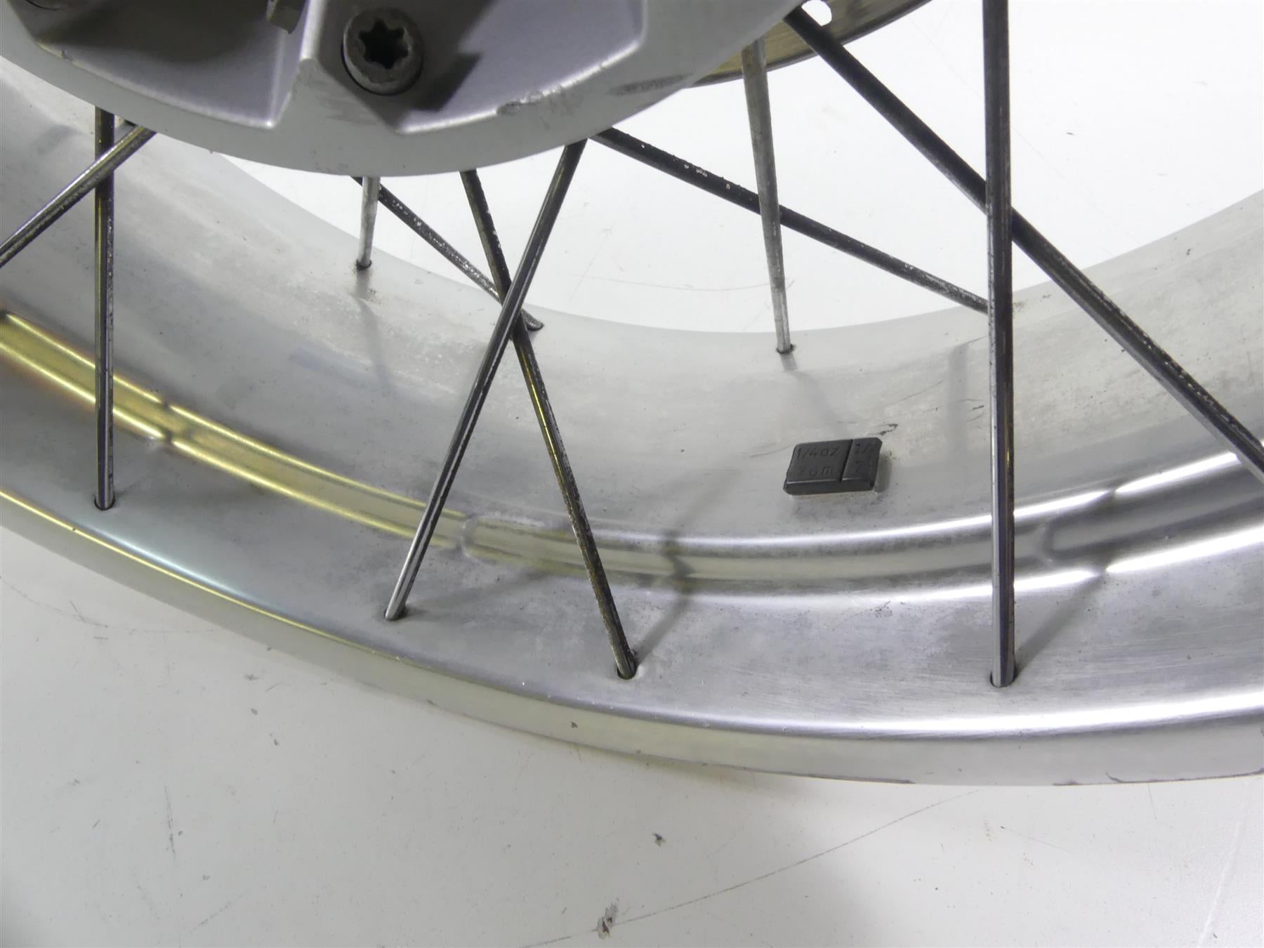 2001 BMW R1150 GS R21 Straight Behr Rear Spoke Wheel Rim 17x4 36312320005 {{ shop.shopifyCountryName }} - Mototech271