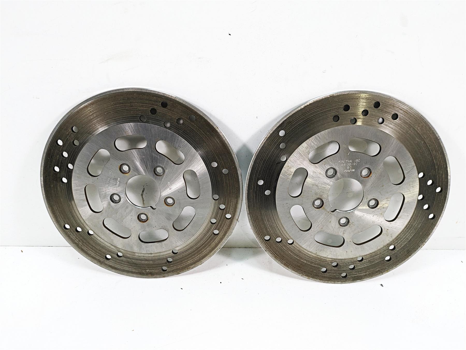 1999 Harley Dyna FXDL Low Rider Front Brake Disc Rotor Set 44136-92 {{ shop.shopifyCountryName }} - Mototech271