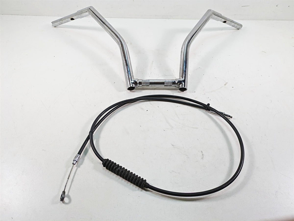 2011 Harley Touring FLTRU Road Glide 17 1/2" Ape Hanger Handlebars + Cable Set {{ shop.shopifyCountryName }} - Mototech271