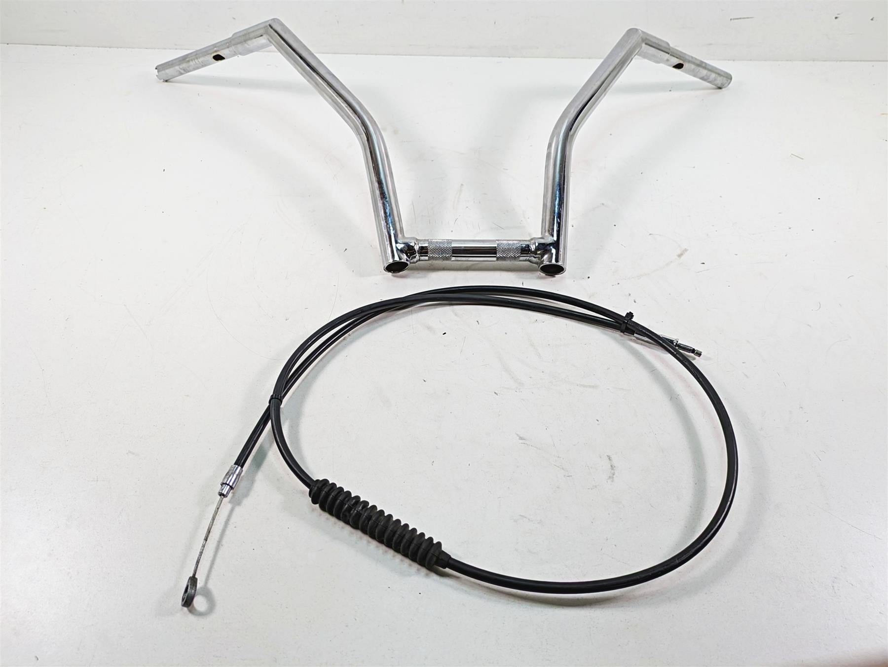 2011 Harley Touring FLTRU Road Glide 17 1/2" Ape Hanger Handlebars + Cable Set {{ shop.shopifyCountryName }} - Mototech271