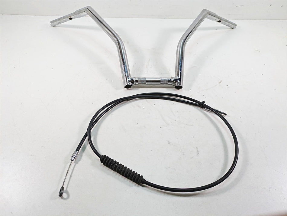 2011 Harley Touring FLTRU Road Glide 17 1/2" Ape Hanger Handlebars + Cable Set {{ shop.shopifyCountryName }} - Mototech271