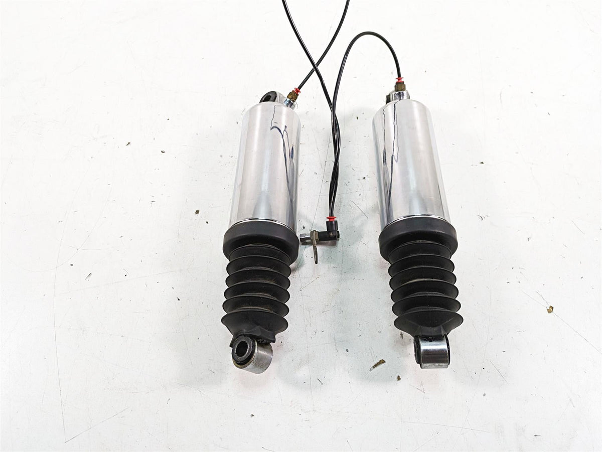 2008 Harley FLHTCU Electra Glide Rear Chrome Air Shock Damper 12" Set {{ shop.shopifyCountryName }} - Mototech271
