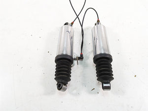 2008 Harley FLHTCU Electra Glide Rear Chrome Air Shock Damper 12" Set | Mototech271