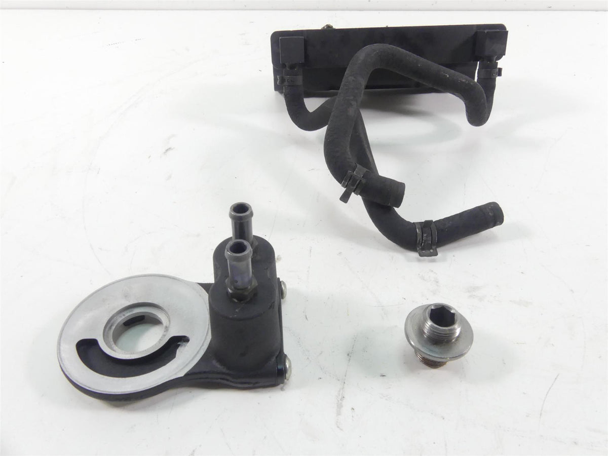 2011 Harley Touring FLTRU Road Glide Oil Cooler Flange Cover Set -Read 63083-11A {{ shop.shopifyCountryName }} - Mototech271
