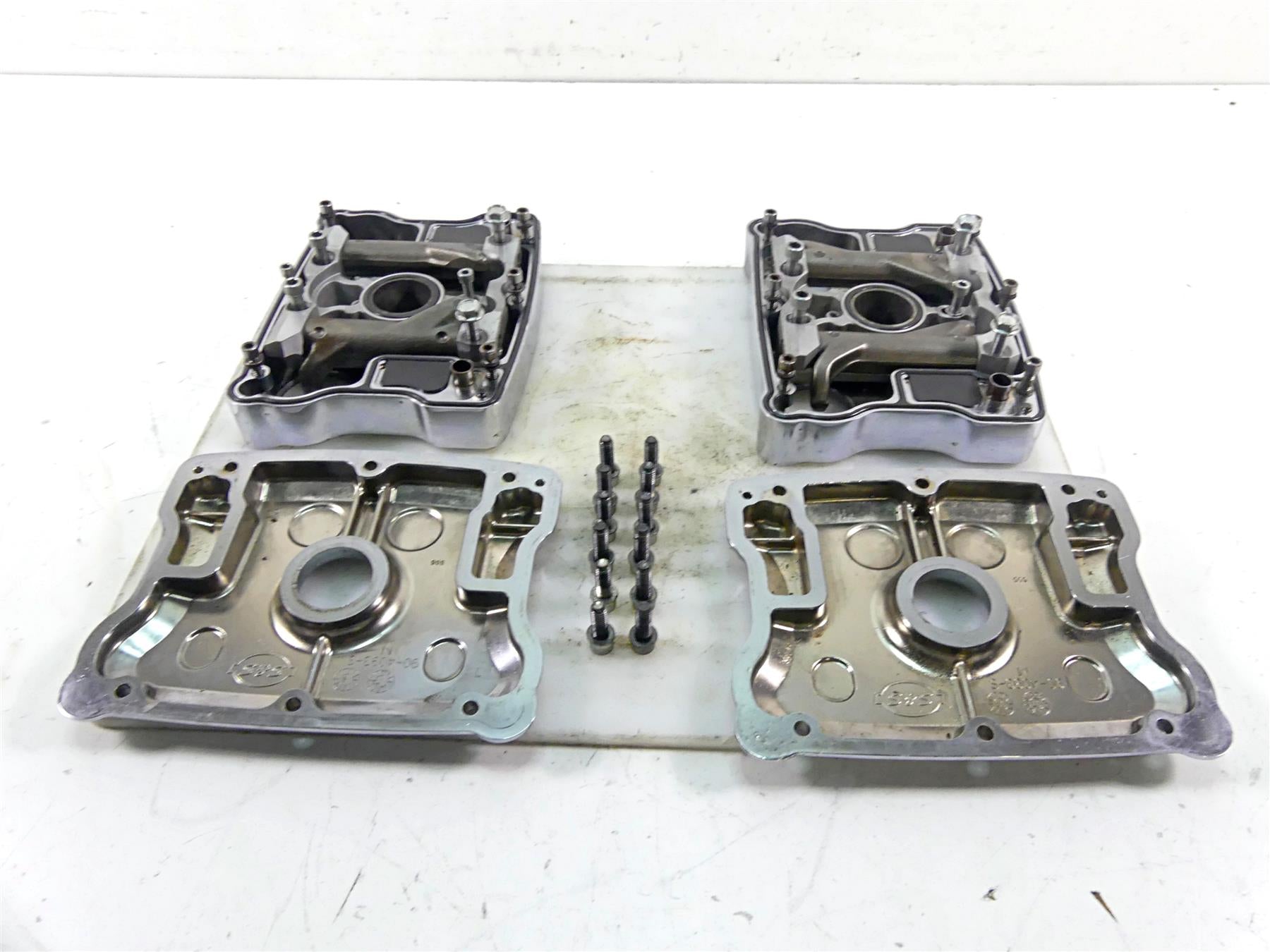 2009 Big Dog K9 117ci S&S Cycle Rocker Box Valve Cover Set 90-4093-S {{ shop.shopifyCountryName }} - Mototech271
