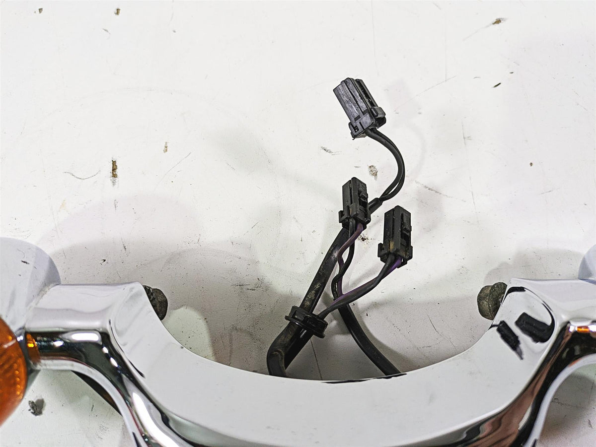 2012 Harley FLD Dyna Switchback Rear Chrome Blinker Turn Signal Bar 68629-05 {{ shop.shopifyCountryName }} - Mototech271