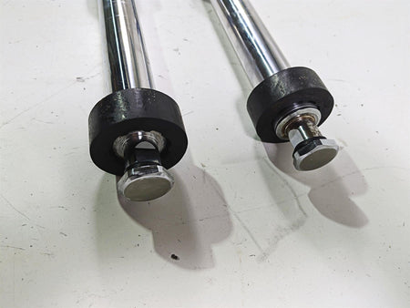 2003 Harley Touring FLHTCUI 100TH E-Glide Chrome Front Fork Set 41mm 46495-02A {{ shop.shopifyCountryName }} - Mototech271