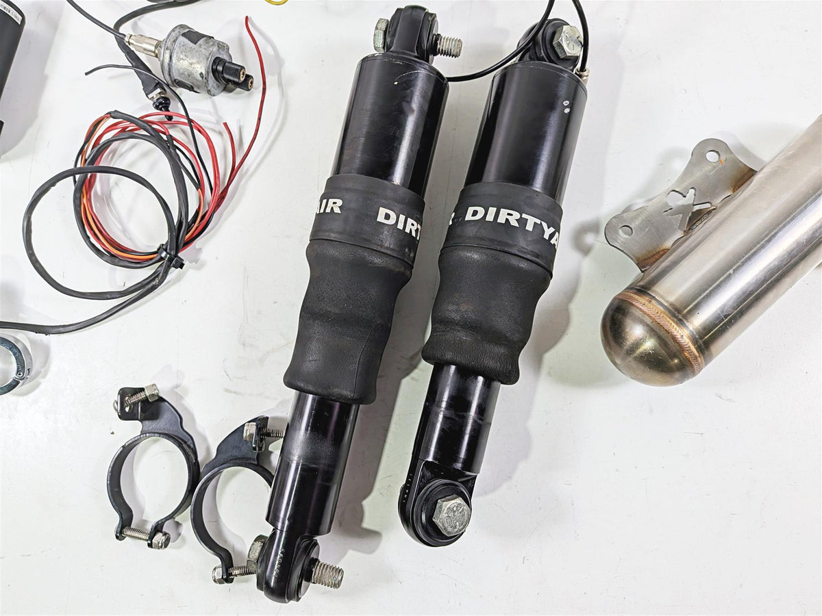 2015 Harley Touring FLTRUSE CVO Road Glide Dirty Air Rear Shock Ride System-Mototech271