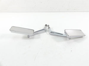 1999 Harley FXSTS Softail Springer Chrome Rectangle Rear View Mirror Billet Set | Mototech271