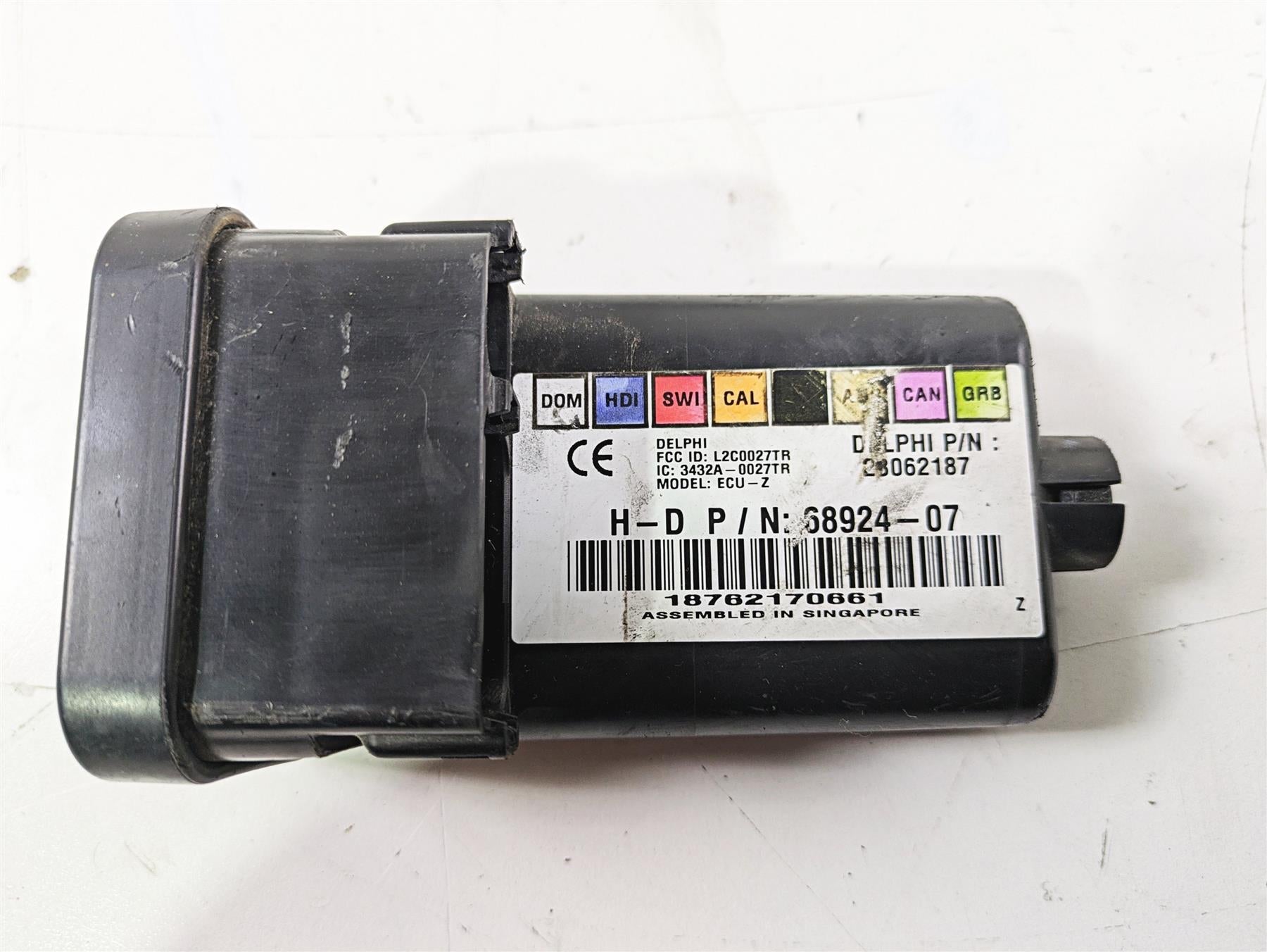 2007 Harley Touring FLHTCU SE CVO E-Glide Tssm Turn Signal Module & Fob 68924-07 {{ shop.shopifyCountryName }} - Mototech271