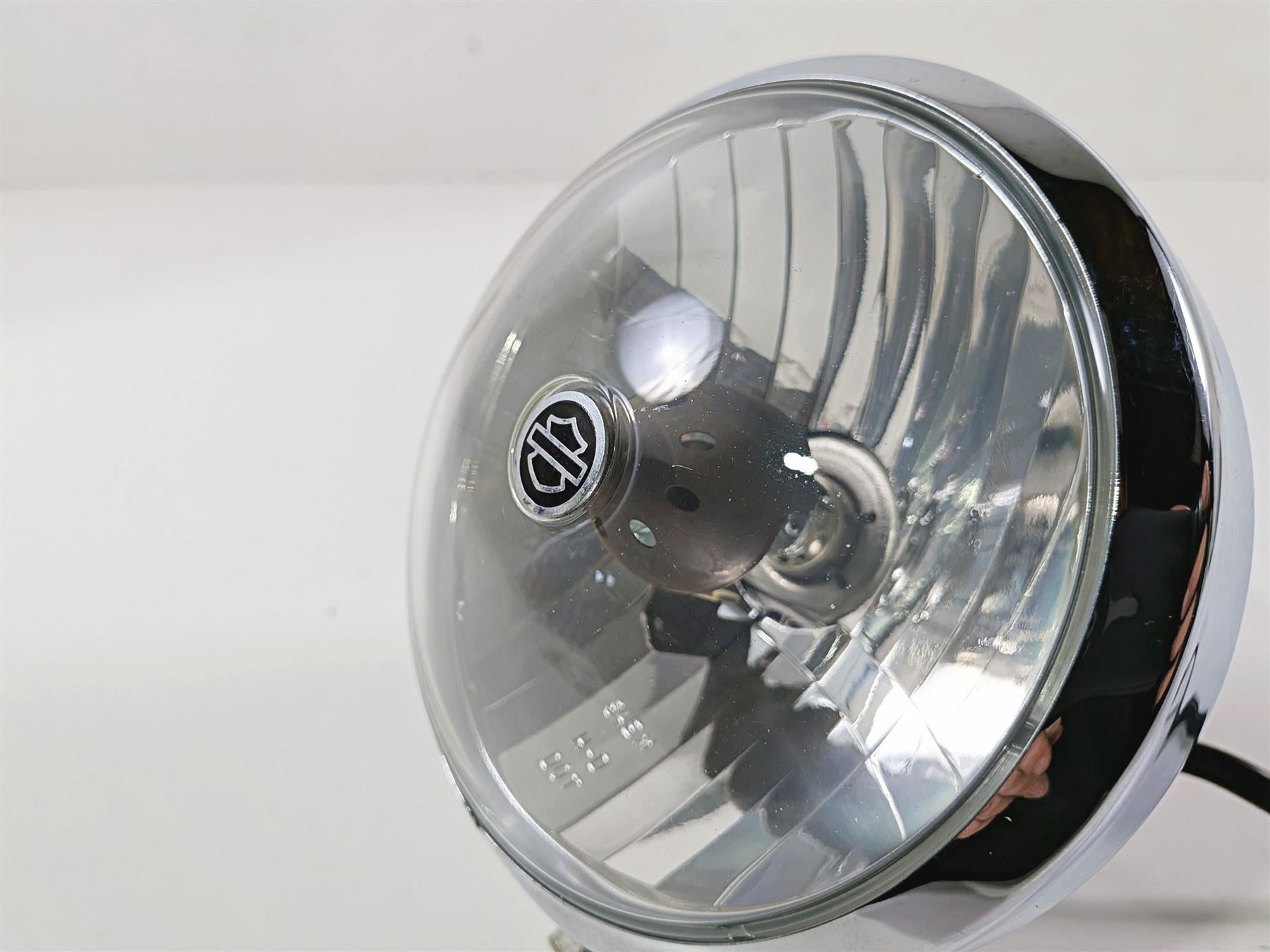 2009 Harley FXCWC Softail Rocker Headlight Head Light Lamp & Mount 69453-08 {{ shop.shopifyCountryName }} - Mototech271