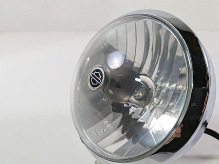 2009 Harley FXCWC Softail Rocker Headlight Head Light Lamp & Mount 69453-08 {{ shop.shopifyCountryName }} - Mototech271