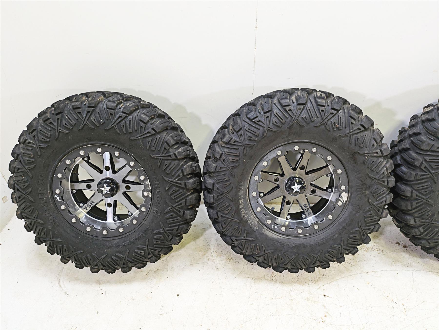 2021 Polaris RZR1000 XP Premium Msa 14x7 Wheels & Pro Armor Tires Set M21-04737 {{ shop.shopifyCountryName }} - Mototech271