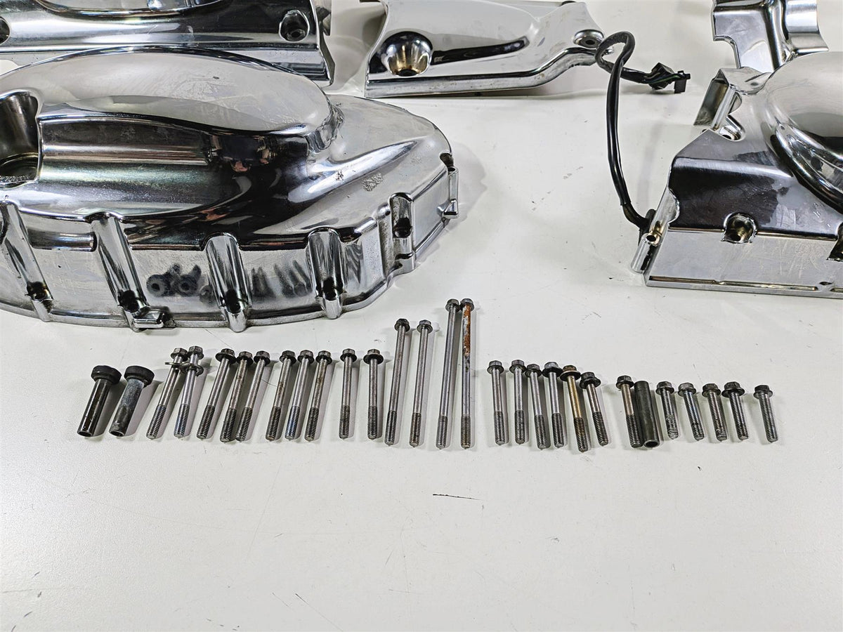 2006 Suzuki VL800 C50 Boulevard Engine Side Chrome Cover Set 47130-41F00 {{ shop.shopifyCountryName }} - Mototech271