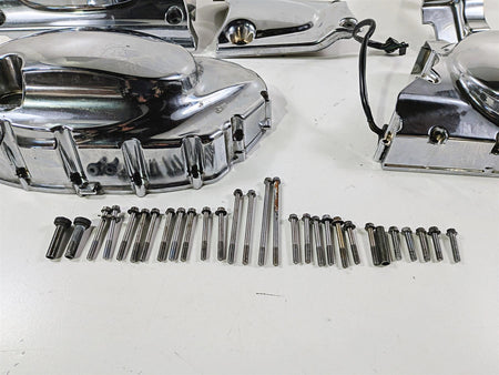 2006 Suzuki VL800 C50 Boulevard Engine Side Chrome Cover Set 47130-41F00 {{ shop.shopifyCountryName }} - Mototech271