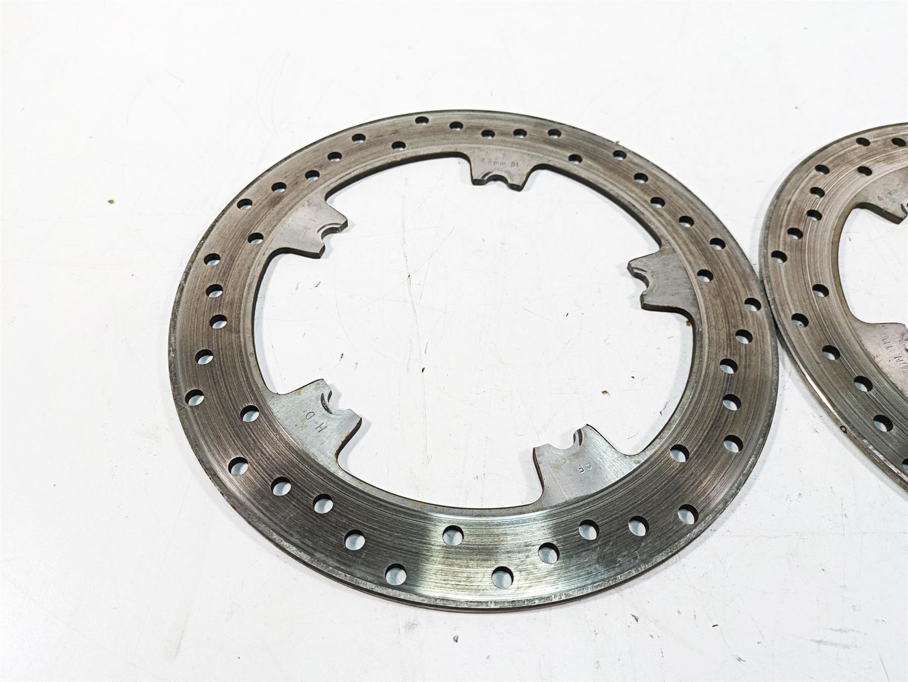 2015 Harley FXDL Dyna Low Rider Front Brake Disc Rotor Set 44553-06A {{ shop.shopifyCountryName }} - Mototech271