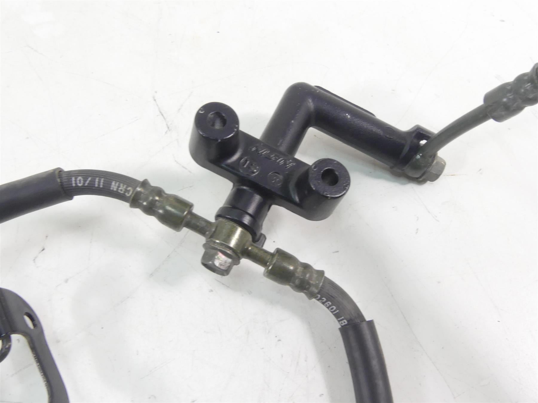 2002 Yamaha XVS1100 V-Star Nissin Front Brake Caliper + Line Set 5KS-2580T-00-00 {{ shop.shopifyCountryName }} - Mototech271