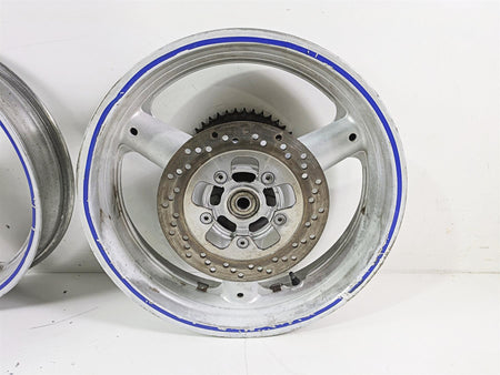 2001 Suzuki SV650 Front Rear Wheel Rim 17x3.5 17x4.5 54111-03FA0 54111-03FA1 {{ shop.shopifyCountryName }} - Mototech271