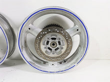 Load image into Gallery viewer, 2001 Suzuki SV650 Front Rear Wheel Rim 17x3.5 17x4.5 54111-03FA0 54111-03FA1
