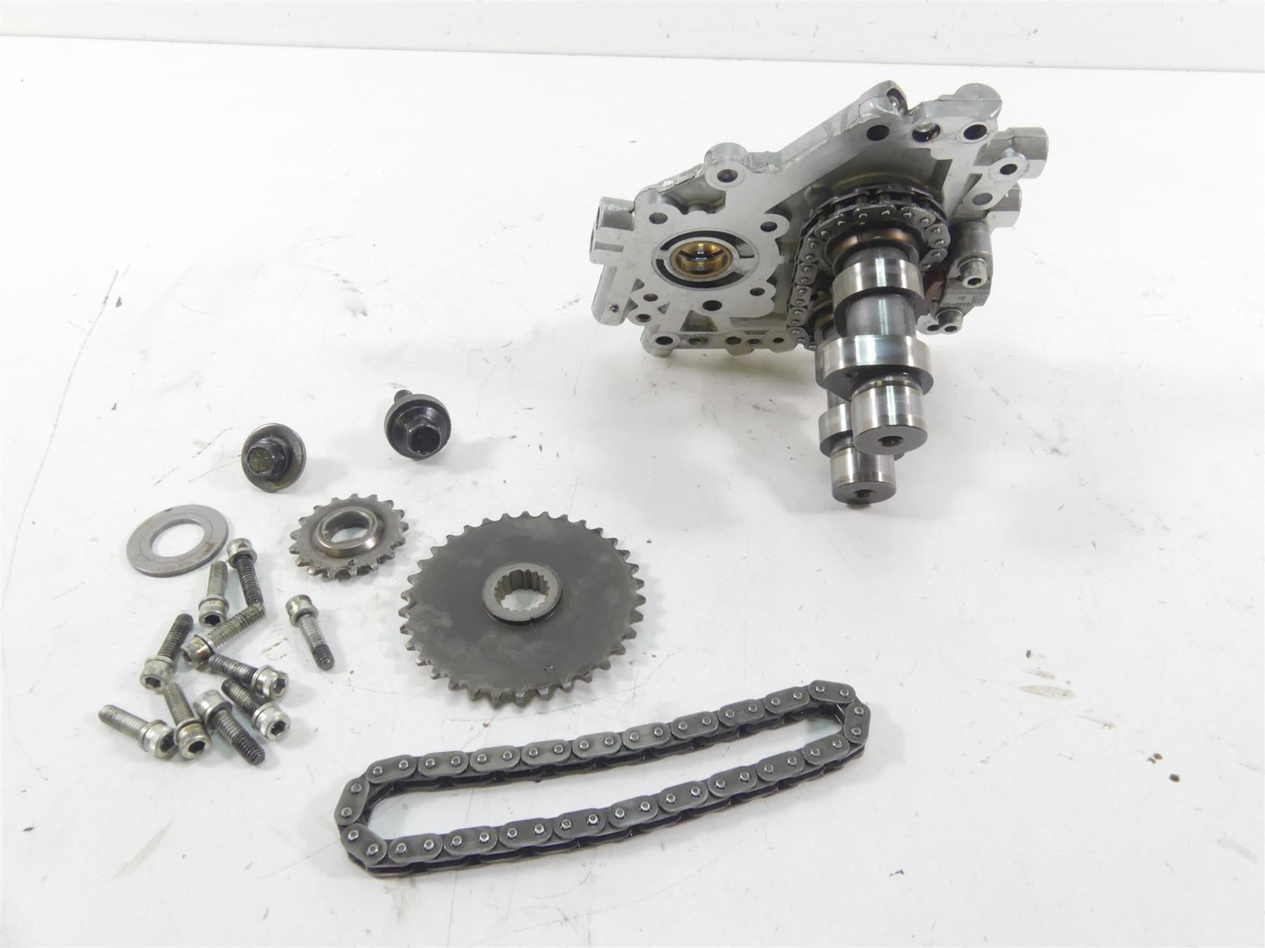 2008 Harley Softail FXSTB Night Train Camshaft & Cam Holder Plate 25358-08 | Mototech271