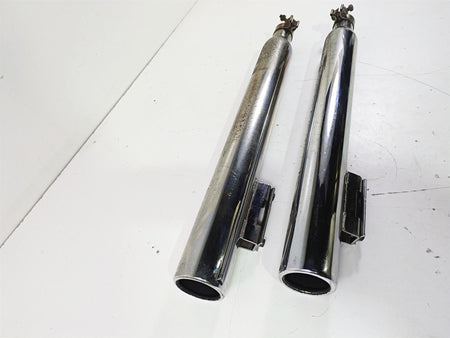 2008 Harley Touring FLHTP Electra Glide Straight Slip On Exhaust Muffler 3" Set {{ shop.shopifyCountryName }} - Mototech271