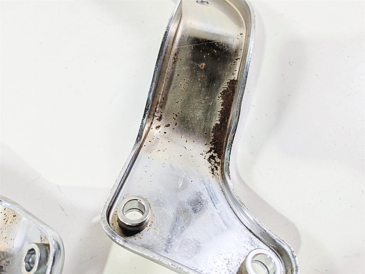 2005 Harley Softail FLSTFSE CVO Fat Boy Rear Fender Chrome Braces Struts 60117-05-Mototech271