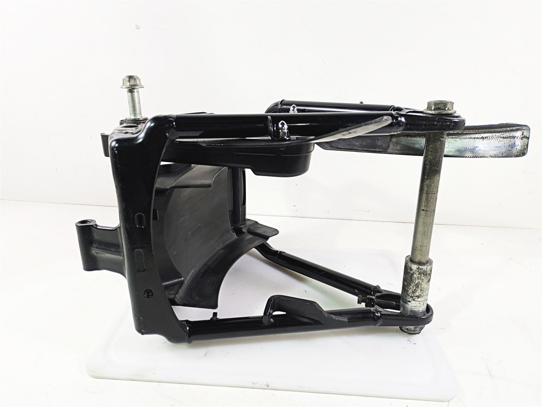 2008 Harley FLSTC 105TH Softail Heritage Rear Swingarm & Belt Covers 47573-11BHP {{ shop.shopifyCountryName }} - Mototech271