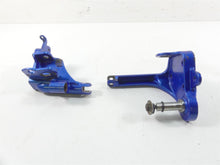Load image into Gallery viewer, 2008 Harley FXCWC Softail Rocker C Front Blue Forward L+R Footpeg Mount 33751-08
